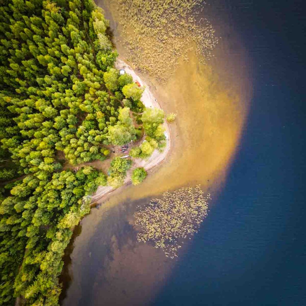 Dalsland von Oben - Kanutour in Schweden