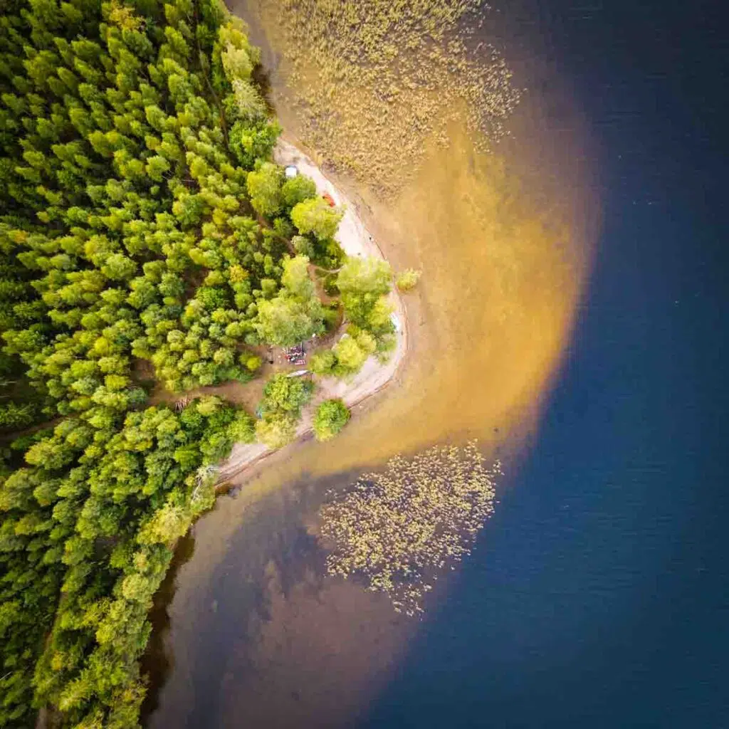 Dalsland von Oben - Kanutour in Schweden