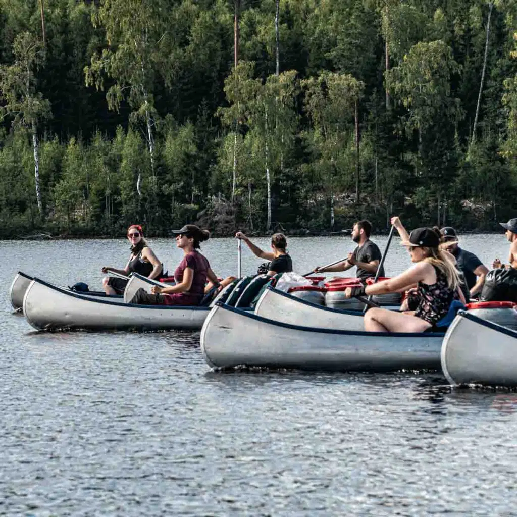 In der Gurppe unterwegs in Schweden Bushcraft und Survival mit dem Kanu